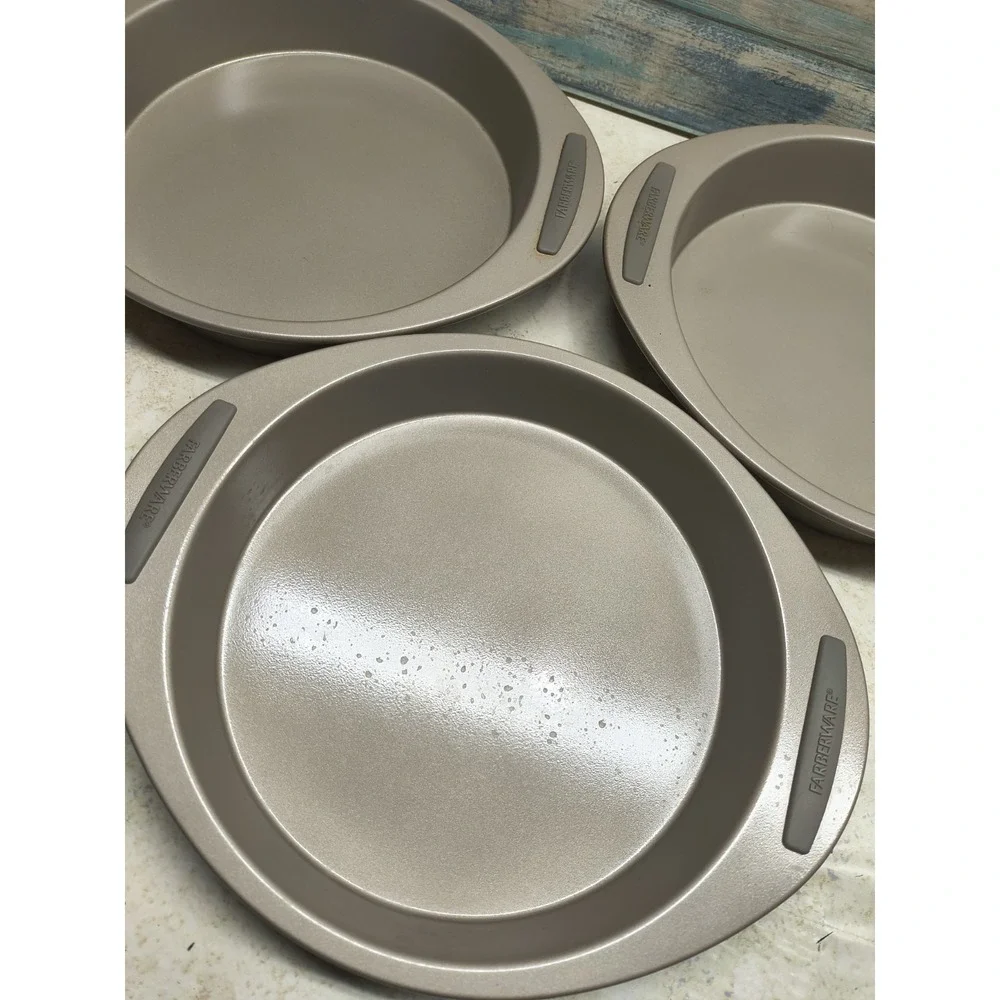 Set of 3 Farberware Round Pie/Cake Pan‎